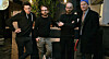 Joel Söderbäck, Felix Bergman, Andreas Bergman och Simon Åhnberg.