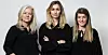 Ami Hovstadius, Joanna Sundström och Sanna Lindberg.