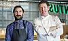 Chefssommelier Mario E Moroni tillsammans med Pontus Frithiof.