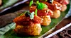 Crispy Rice med spicy tuna, vårlök och shizo.