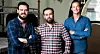 Robin Moderato, Lukas Moderato och Christoffer 'Stoffe' Ellertssons.