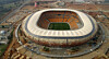 På bilden: gigantiska FNB Stadium i Soweto