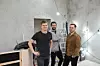 Simon Ramn Alenius, Anton Surtell och Axel Ohlson.