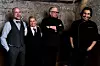 Jesus Lappalainen (sommelier), Eva W Gjersvold (servis), Joakim Hallberg (hovmästare) och Sacha Smederevac (grundare och kock).