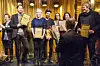 Vinnarlaget! Gustaf Jonshult, Linnéa Björkman, Joel Klasén, Jenny Löfgren, Ariana Ocampo och Filip Lindén