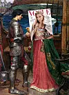 Tristan and Cara Cara Delevingne, Vogue Australia October 2013 + Tristan and Isolde by John William Waterhouse