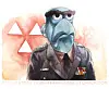 'I’m not at liberty to divulge that information' Major Garland the Eagle (Twin Peaks Muppet #6)